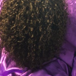 100% human hair wet and wavy wig